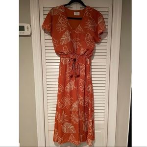 Orange dress